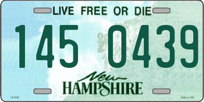 NH license plate 1450439