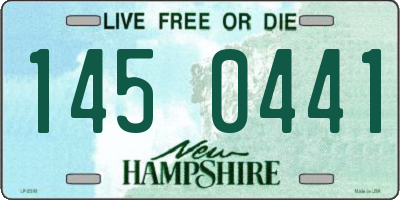 NH license plate 1450441