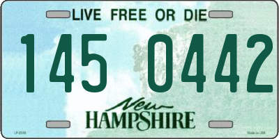 NH license plate 1450442