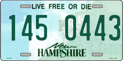 NH license plate 1450443