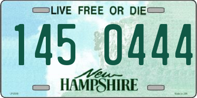 NH license plate 1450444