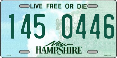 NH license plate 1450446