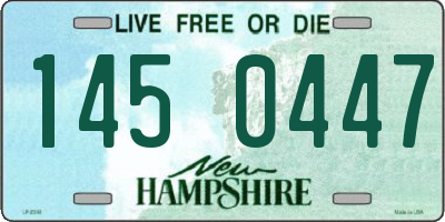 NH license plate 1450447