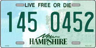 NH license plate 1450452