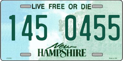 NH license plate 1450455