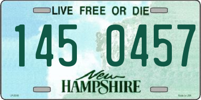 NH license plate 1450457