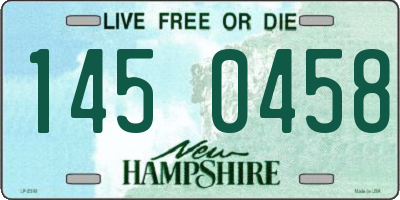 NH license plate 1450458