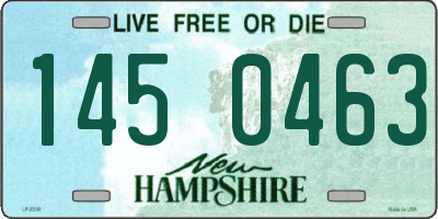 NH license plate 1450463