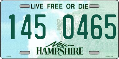 NH license plate 1450465