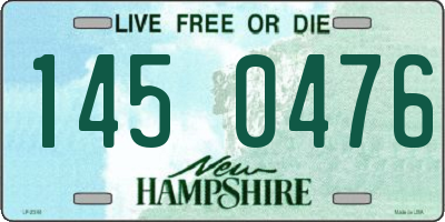 NH license plate 1450476