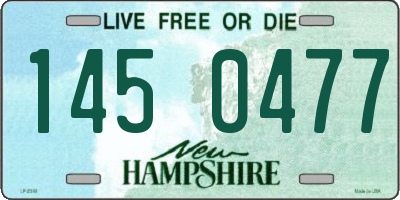 NH license plate 1450477