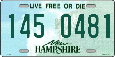 NH license plate 1450481