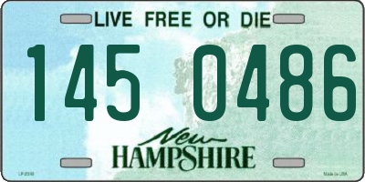 NH license plate 1450486