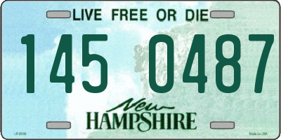 NH license plate 1450487
