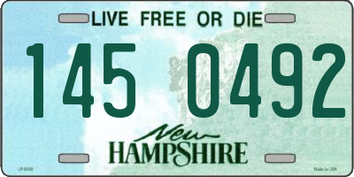 NH license plate 1450492