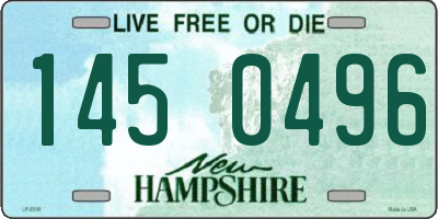 NH license plate 1450496