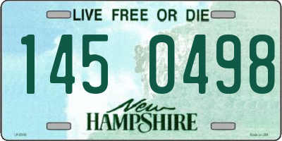 NH license plate 1450498