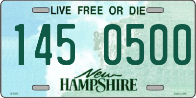 NH license plate 1450500