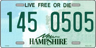 NH license plate 1450505