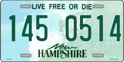 NH license plate 1450514