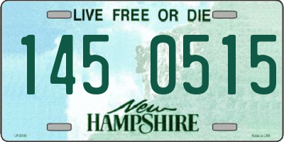 NH license plate 1450515
