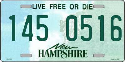 NH license plate 1450516