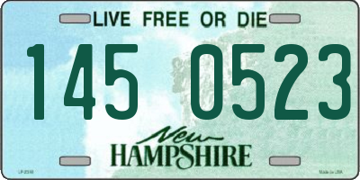 NH license plate 1450523