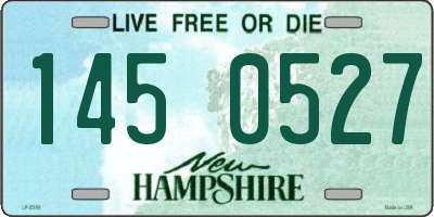 NH license plate 1450527