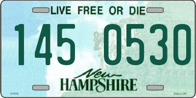 NH license plate 1450530
