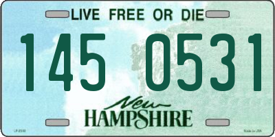 NH license plate 1450531