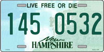 NH license plate 1450532