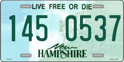 NH license plate 1450537