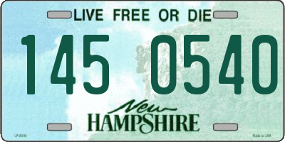 NH license plate 1450540