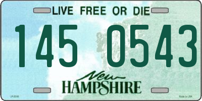 NH license plate 1450543