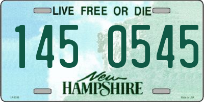 NH license plate 1450545