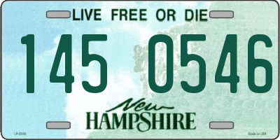 NH license plate 1450546