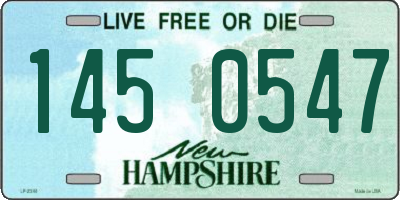 NH license plate 1450547