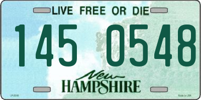 NH license plate 1450548