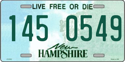 NH license plate 1450549