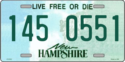 NH license plate 1450551