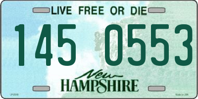 NH license plate 1450553