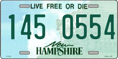 NH license plate 1450554