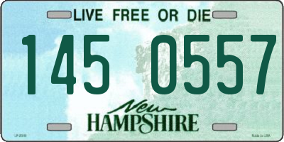 NH license plate 1450557