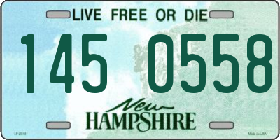 NH license plate 1450558