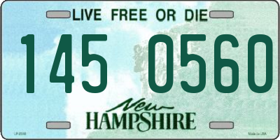 NH license plate 1450560