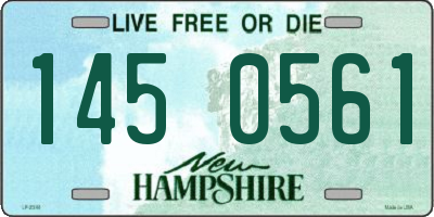 NH license plate 1450561