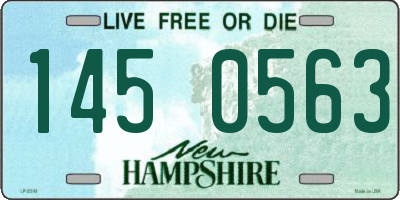 NH license plate 1450563