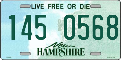 NH license plate 1450568