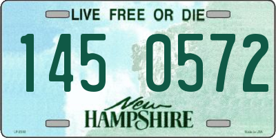NH license plate 1450572