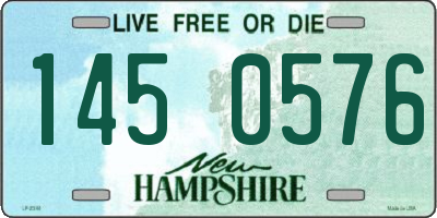NH license plate 1450576